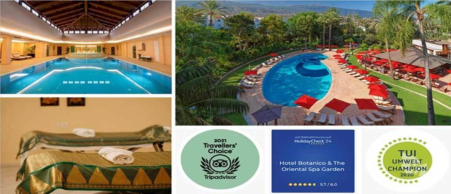 Hotel Botánico & The Oriental Spa Garden:  Preisgekröntes Refugium für World Spa Award nominiert