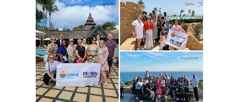Coral Travel begeistert mit erfolgreichen Inforeisen nach Mauritius, Thessaloniki und Djerba