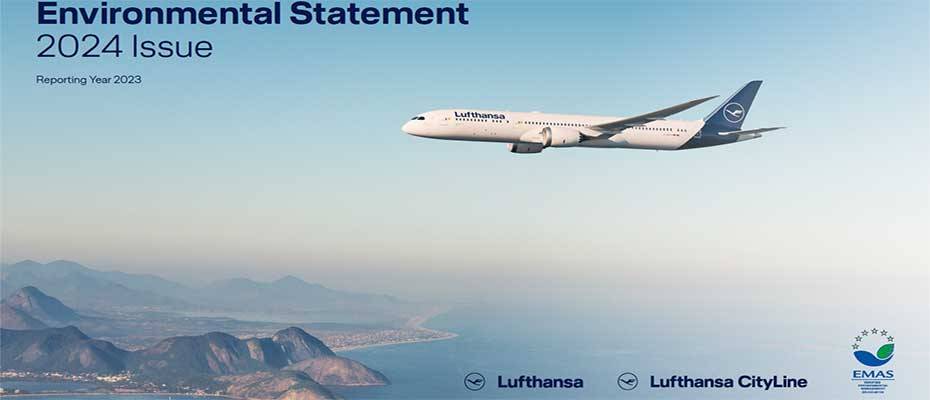 Lufthansa Airlines and Lufthansa CityLine receive EMAS seal of approval again