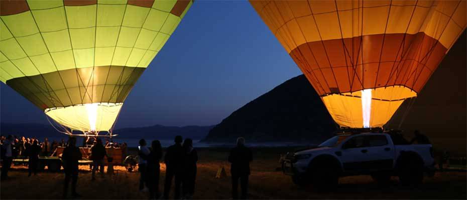 Am ‘Seychellenstrand’ der Türkei werden nun auch Ballonfahrten angeboten