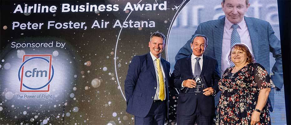 Airline Strategy Awards: Air-Astana-CEO Peter Foster für herausragende Leistungen gewürdigt 