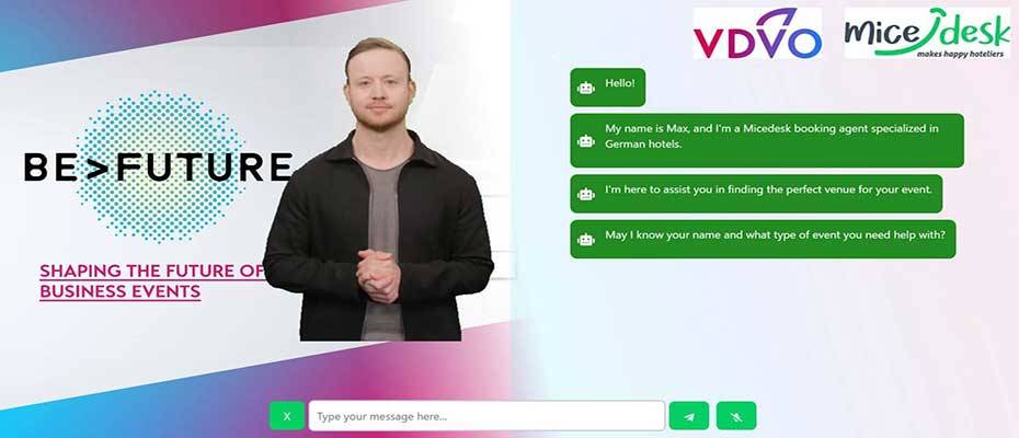 VDVO präsentiert innovativen KI-Avatar zur Optimierung von MICE-Anfragen
