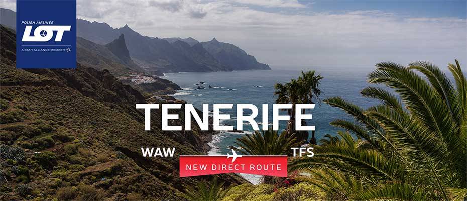 Teneriffa wird neues Winterziel bei LOT Polish Airlines 