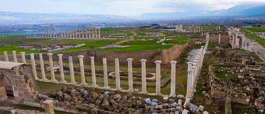 Türkische Stadt Laodikeia: bemerkenswerte farbige Skylla-Skulpturengruppe entdeckt