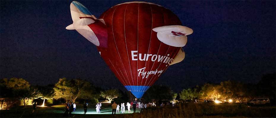 Eurowings feiert spektakulären Neuzugang: Heißluftballon auf Sonneninsel getauft