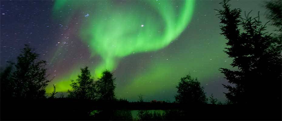 Nordlichtspektakel in Kanadas Northwest Territories 