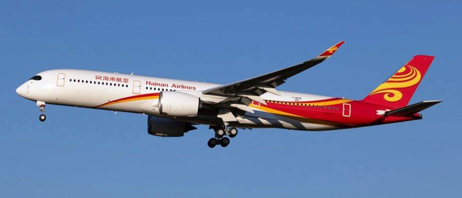 Hainan Airlines впервые запустила рейсы в Россию