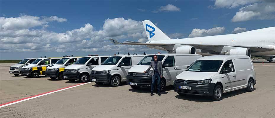 E-Mobilität am Hahn Airport: Zehn neue Elektrofahrzeuge im Einsatz