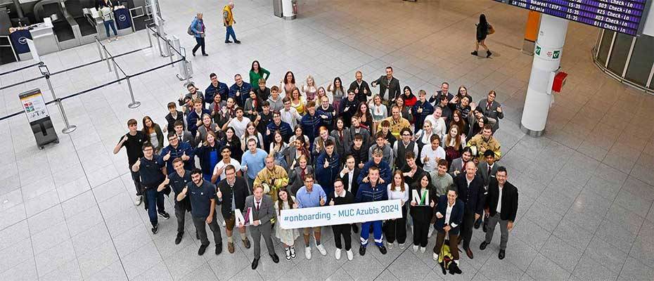 München: Karrierestart für 106 Auszubildende und dual Studierende am Airport