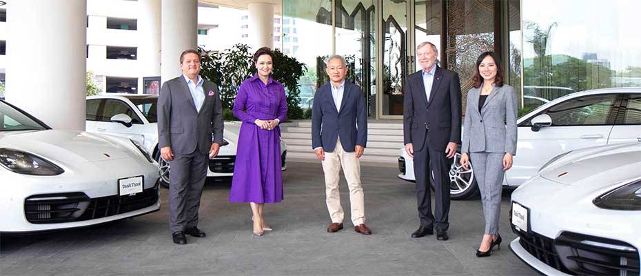 Dusit Thani Bangkok introduces exclusive complimentary Porsche luxury limousine airport service 