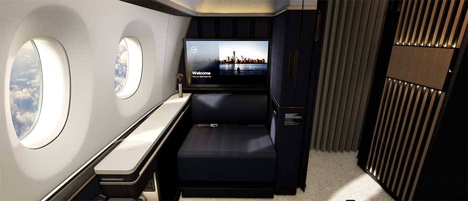 Neue Lufthansa Allegris First Class hebt am 9. November erstmals ab