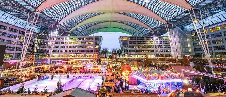 Weihnachtsmarkt am Flughafen München lockt mit festlichen Highlights und kreativen Aktionen