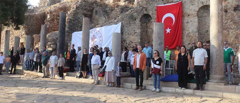 Syedra´da ilk kez bir kültür etkinliği düzenlendi