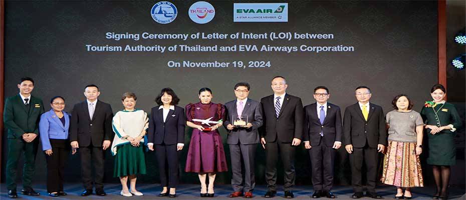 TAT and EVA Air Strengthen Partnership to Boost Thailand Tourism