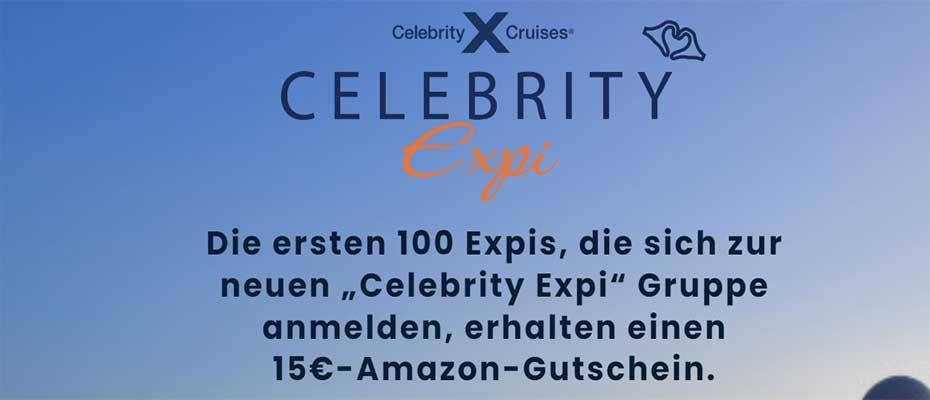 Celebrity Cruises schaltet neue Facebook-Gruppe für Expis frei