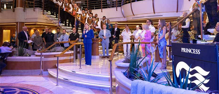 Caribbean Princess Arrives in Port Canaveral for First-Ever Season of Cruises