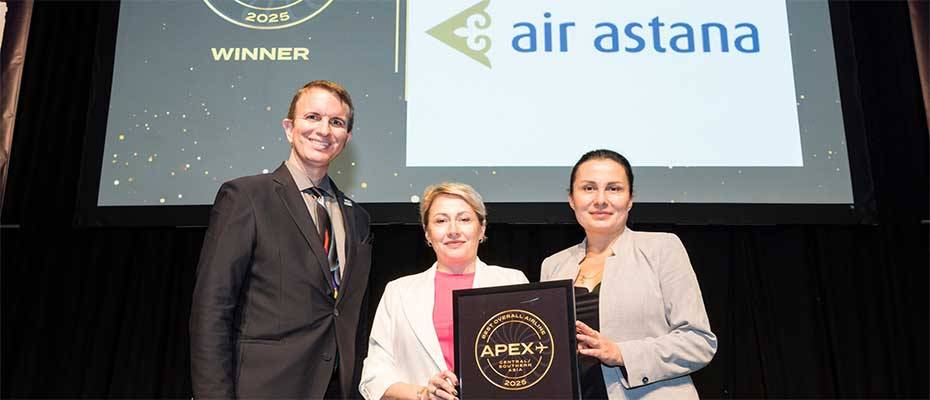 Beste Fluggesellschaft Zentralasiens: Air Astana erhält renommierten APEX Award 2025 