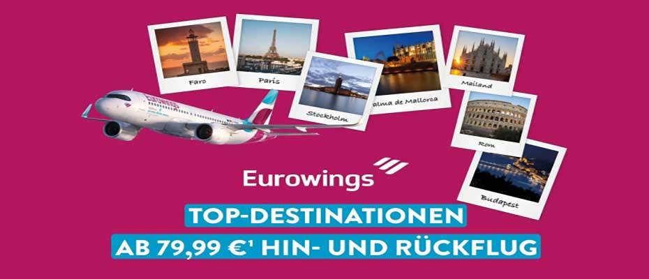 Eurowings, sürpriz destinasyonlara geziler satmak için ALDI ile ortaklık kuruyor