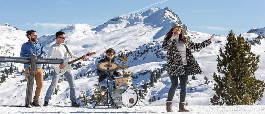 Instrumente aus Eis beim Paradice Music und warme Klänge beim Dolomiti Ski Jazz 