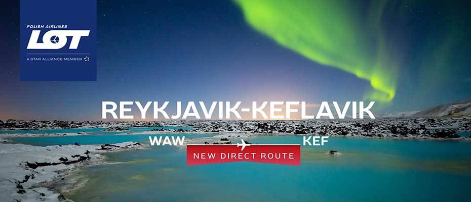 Neu ab Frühjahr 2025: LOT Polish Airlines fliegt nach Reykjavik 