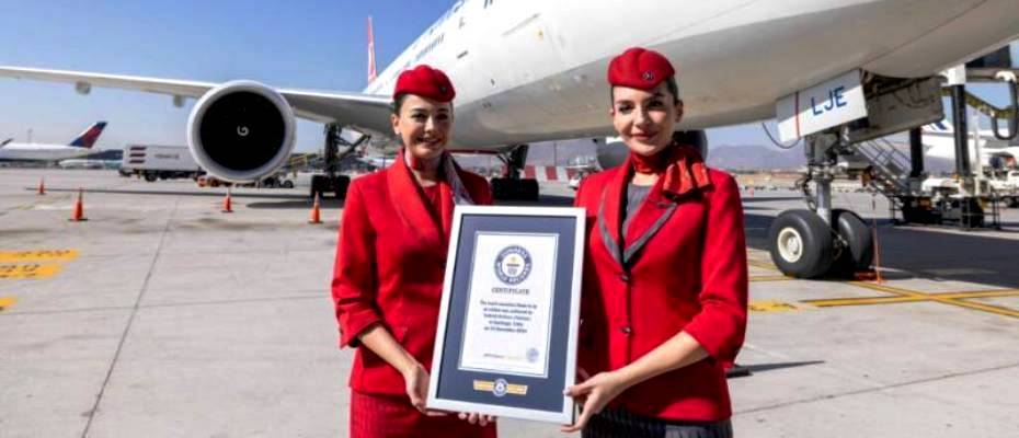 Turkish Airlines официально вошла в Книгу рекордов Гиннесса