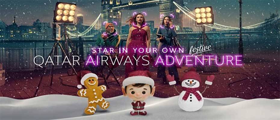 Qatar Airways Takes AI Campaign Festive with Holiday-Themed Scenes and Interactive Giveaway