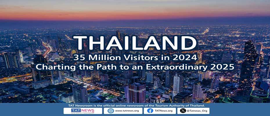 Thailand Welcomed Over 35 Million Visitors in 2024: A Milestone Paving the Way for 2025