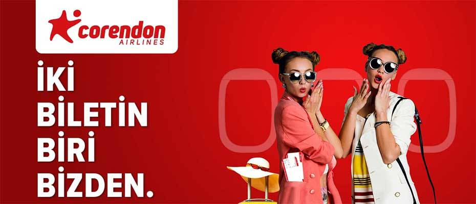 Corendon Airlines Ocak Ayına Özel ‘İki Biletin Biri Bizden’ Kampanyası Başlattı