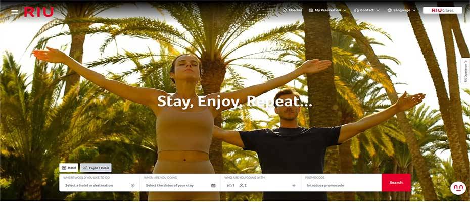 RIU presents its new, revamped website and innovative mobile application