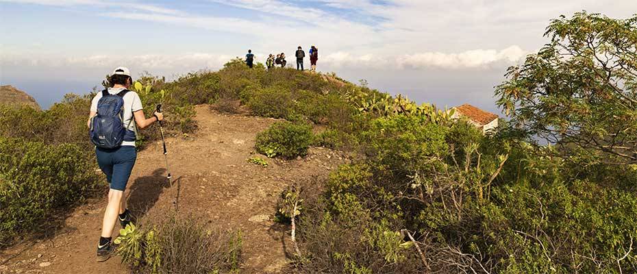 T-Shirt-Wandern auf Teneriffa