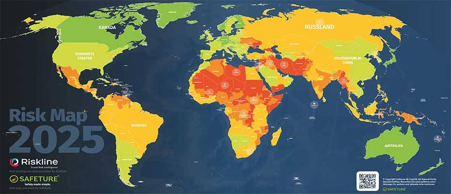 Sicher reisen in unsicheren Zeiten - die größten Reiserisiken in 2025