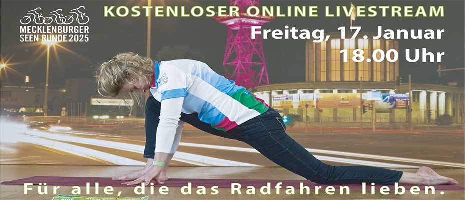 Yoga für Radbegeisterte: Livestream der Mecklenburger Seen Runde