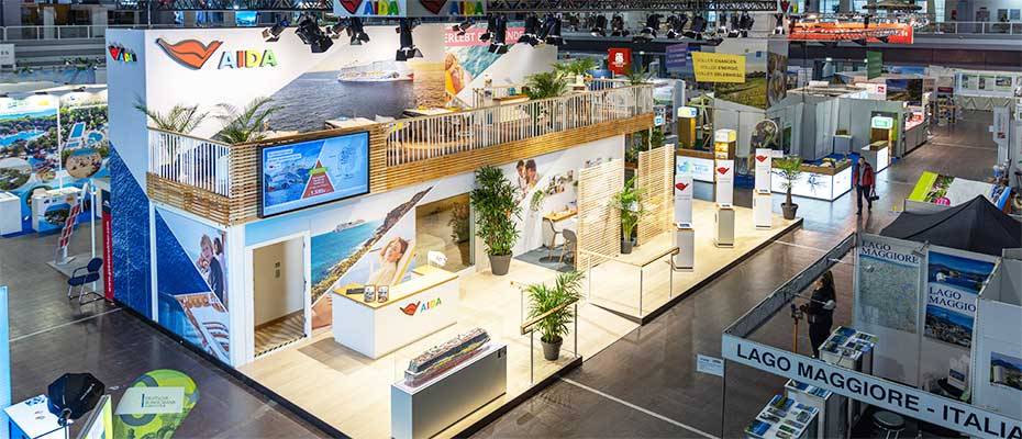 AIDA Cruises begeistert mit Showkabinen auf den führenden Reisemessen 2025