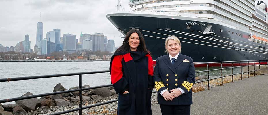 Cunard's new ship Queen Anne makes North American debut in New York