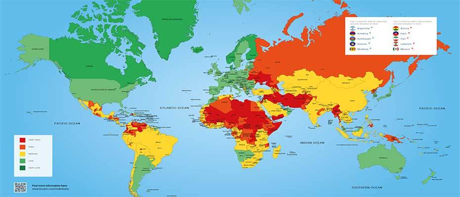 Travel Risk Map 2025: Marokko so sicher wie Deutschland