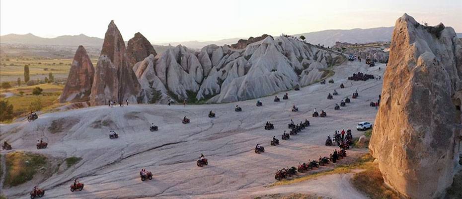 Kapadokya'da geçen yıl 1 milyon 351 bin 763 turist konakladı