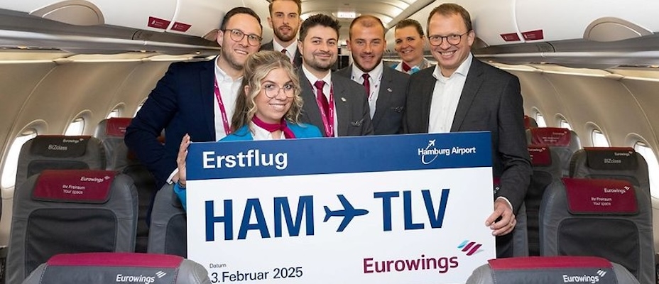 Eurowings verbindet erstmals Hamburg mit Tel Aviv