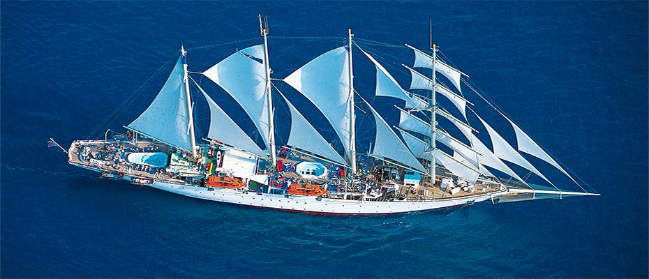 Kreuzfahrt: Yoga unter weißen Segeln bei Star Clippers