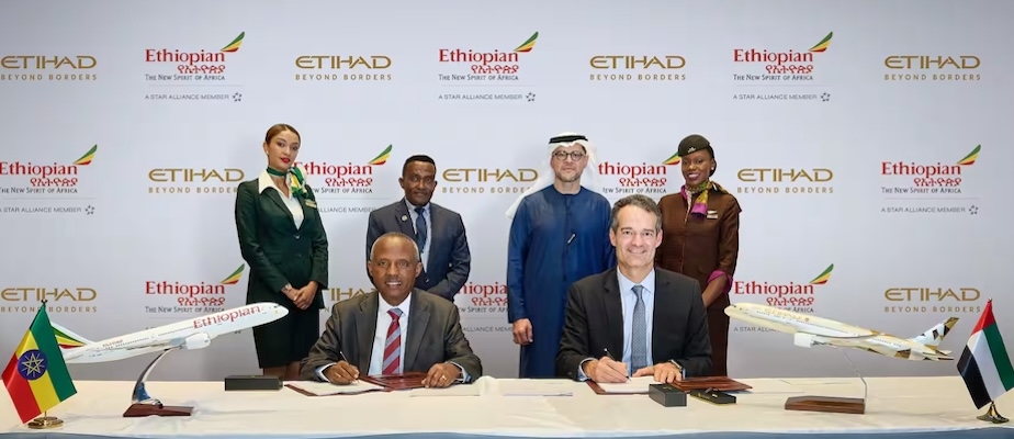 Etihad and Ethiopian launch strategic joint venture and new flights between Addis Ababa and Abu Dhabi