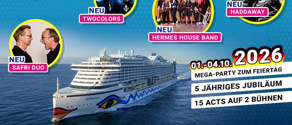 Unvergessliche Erlebnisse auf See: Stars del Mar 2026 & 90s Super Cruise 2026