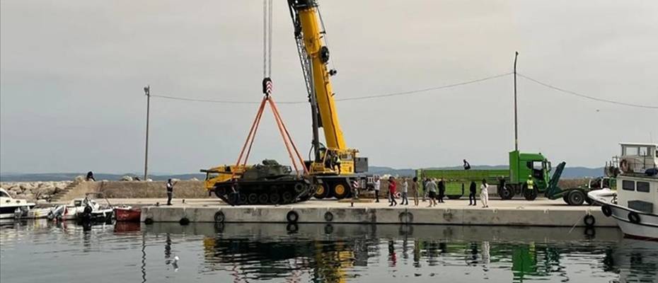 Saros Körfezi'ndeki Su Altı Tarih Müzesi'ne M62 T Model Tank Batırılacak