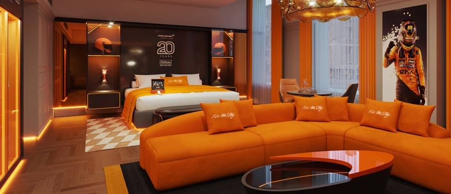 Hilton und McLaren Racing bringen Formel-1-Feeling ins Hotel