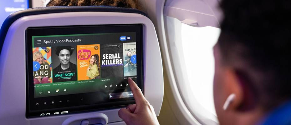United Airlines bringt Spotify an Bord: Kostenfreie Musik, Podcasts und Hörbücher 