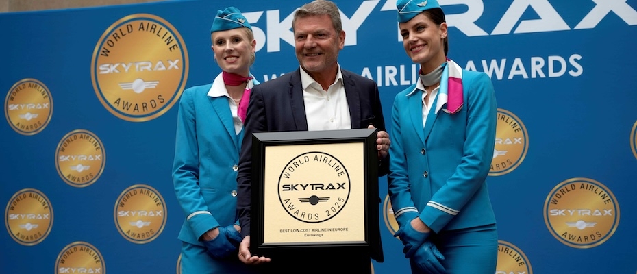 Eurowings als beste Low-Cost-Airline Europas 2025 ausgezeichnet