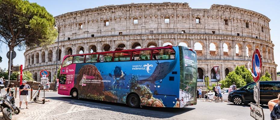 Wonderful Indonesia Unveils the Beauty of Its Top Destinations Across Rome with Open Bus Campaign - Lesen Sie die Nachrichten?>