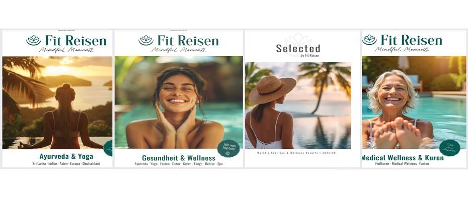 Von Ayurveda bis Medical Wellness: Fit Reisen stellt vier neue Kataloge für 2025/2026 vor - Lesen Sie die Nachrichten