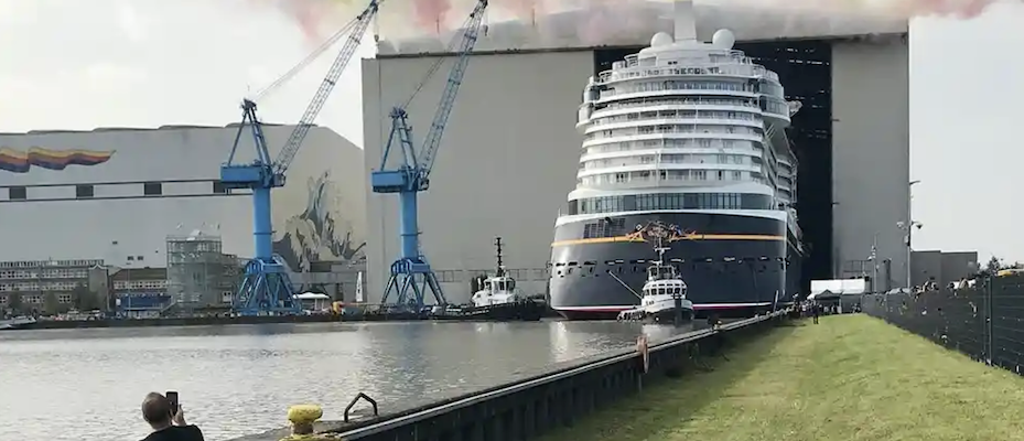 Disney Destiny hat erstmals Wasser unter dem Kiel - Lesen Sie die Nachrichten