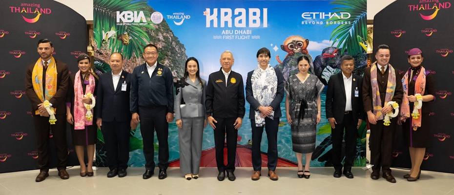 Thailand welcomes Etihad Airways’ inaugural Abu Dhabi–Krabi direct flight - Lesen Sie die Nachrichten?>