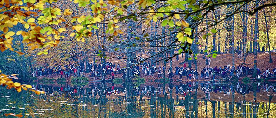 Yedigöller sonbahar renkleriyle büyülüyor: ‘Orman denizi’nde ziyaretçi akını - Haberi Oku