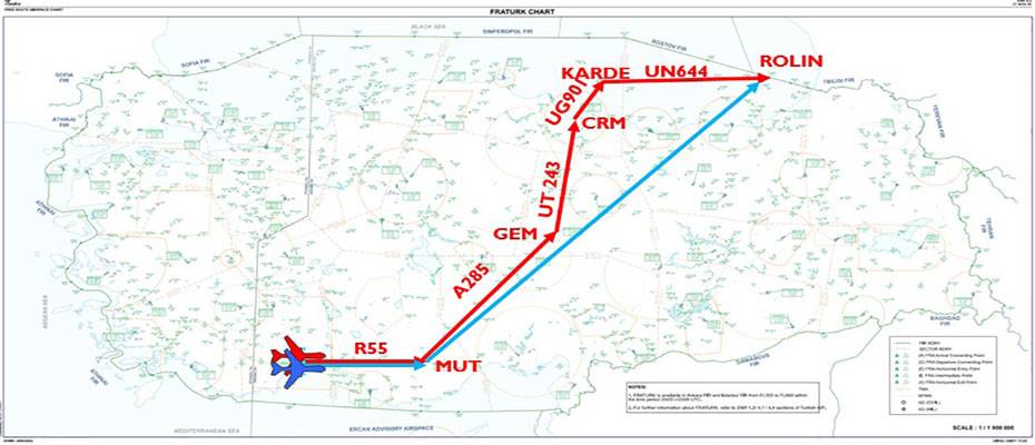 ‘Serbest Rota Hava Sahası’ bu gece Türk hava sahasında devreye giriyor - Lesen Sie die Nachrichten?>
